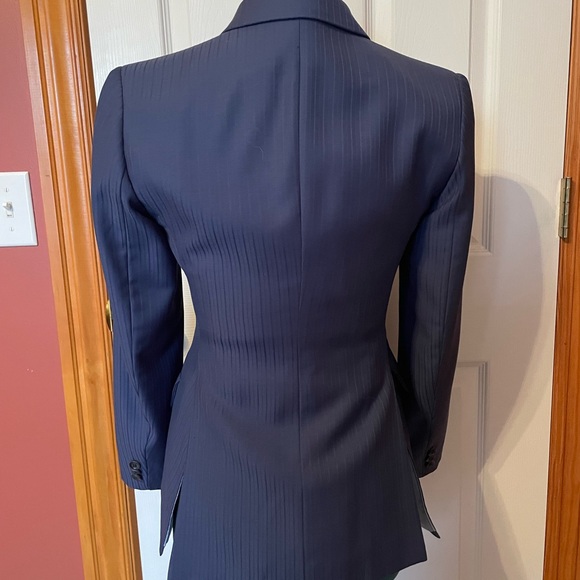 Marigold navy hunt coat with white dickie - Picture 2 of 4